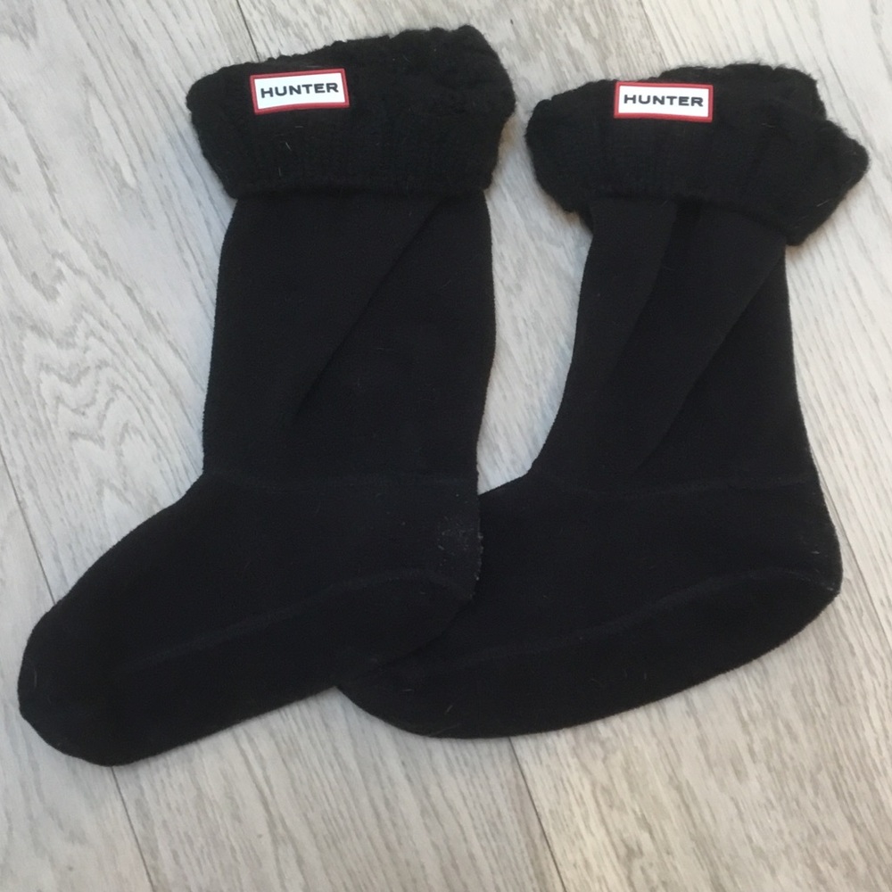 Hunter Black Women's Boot Socks